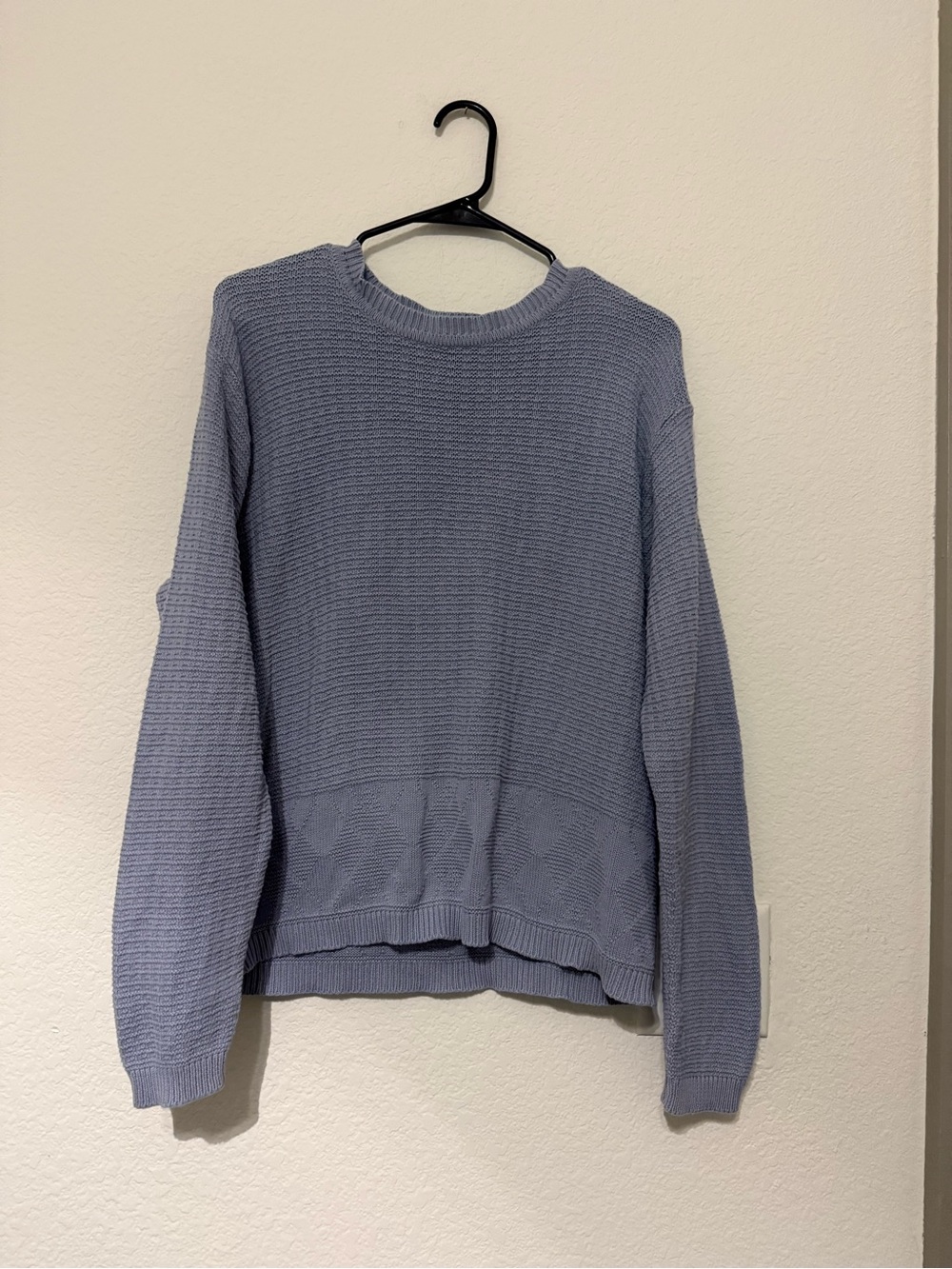Vintage Liz Claiborne Liz Sport Light Blue Crew Neck Knit Sweater